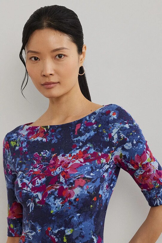 Îmbrăcăminte Lauren Ralph Lauren tricou 200971065 bleumarin