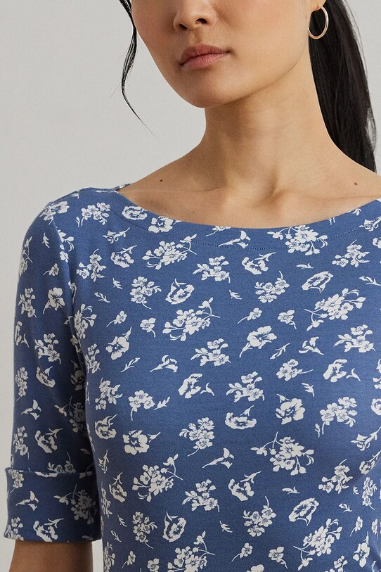 Lauren Ralph Lauren t-shirt niebieski 200976991