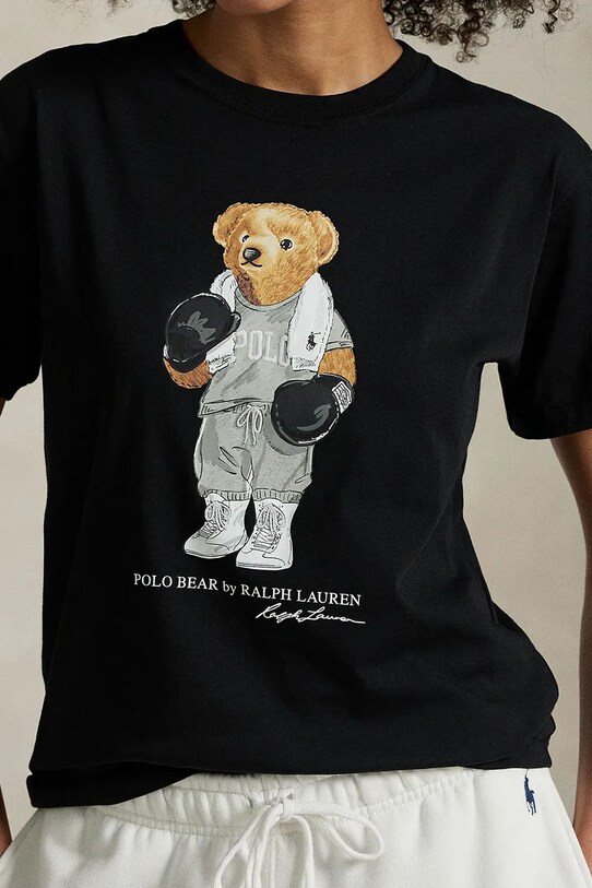 Polo Ralph Lauren pamut póló fekete 211971709