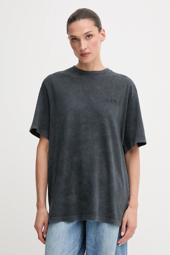 Rotate tricou din bumbac imprimeu negru 112445100