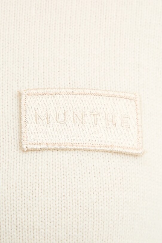 MUNTHE sweter wełniany PANTAS 252160425270 beżowy