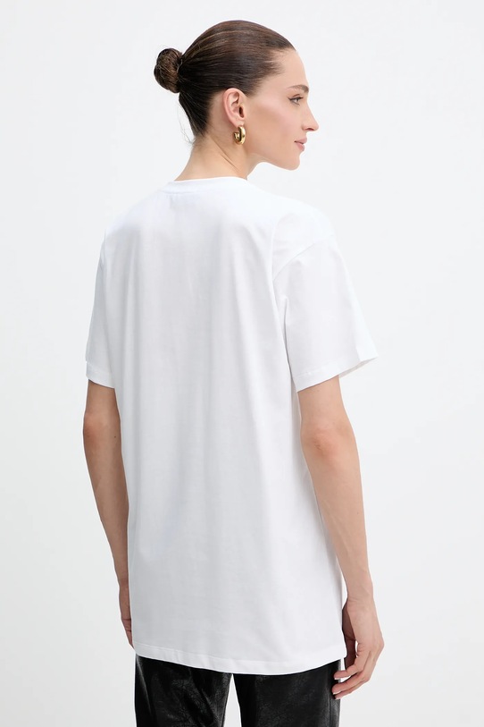 Odzież Elisabetta Franchi t-shirt bawełniany MA02456E2 biały