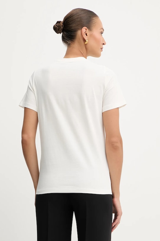 Odzież Elisabetta Franchi t-shirt bawełniany MA63D56E2 beżowy