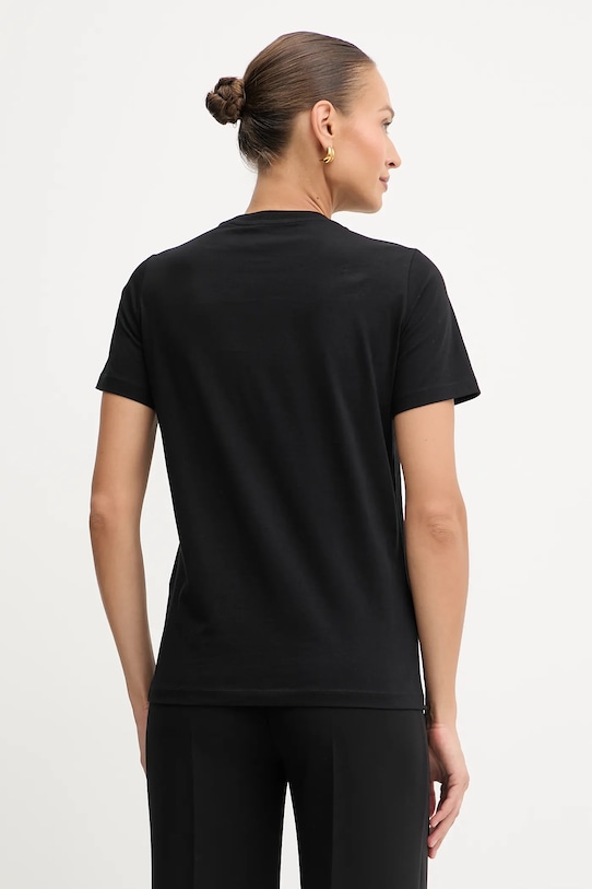 Oblečenie Bavlnené tričko Elisabetta Franchi MA63D56E2 čierna