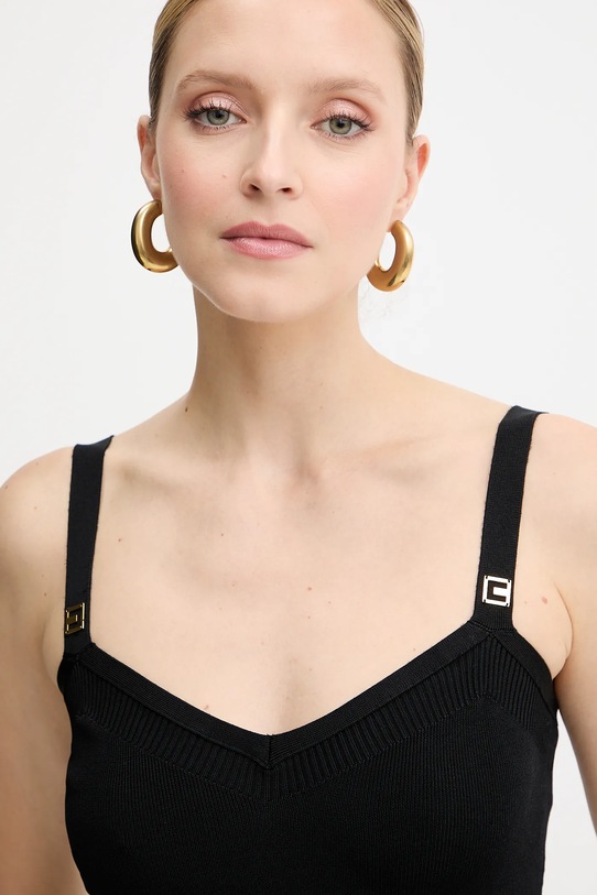 Elisabetta Franchi top nero TK61S56E2
