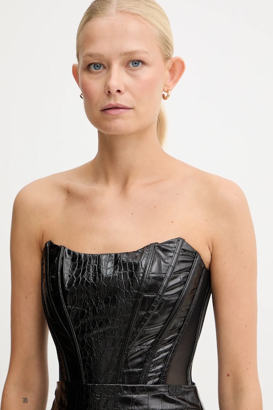 Elisabetta Franchi top fekete TO03056E2