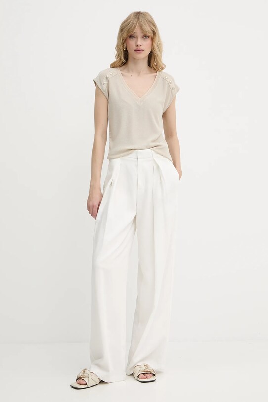 Morgan tricou DILI bej SS25