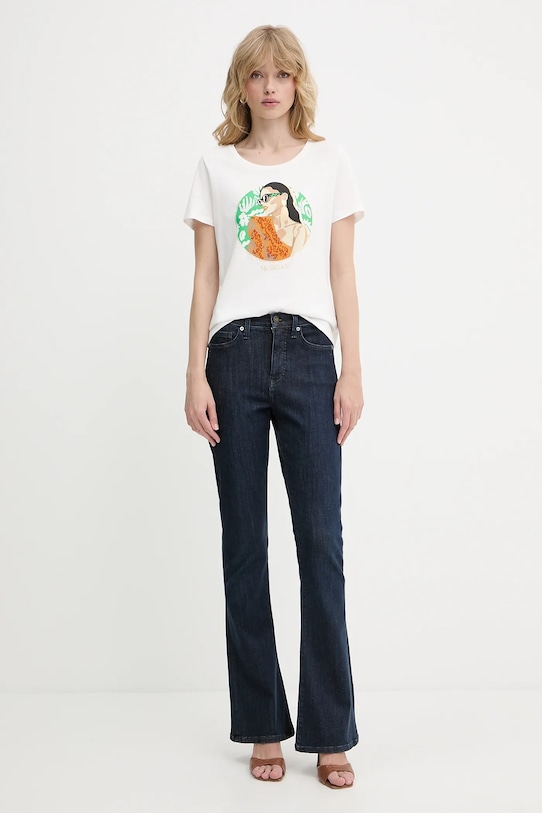 Morgan t-shirt DPINUP fehér SS25