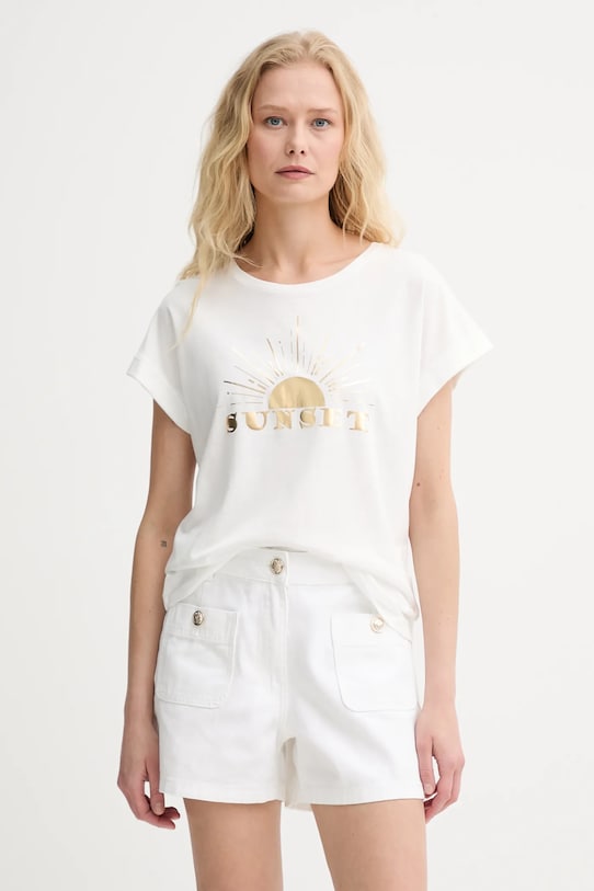 Morgan t-shirt regular biały DSUNSET