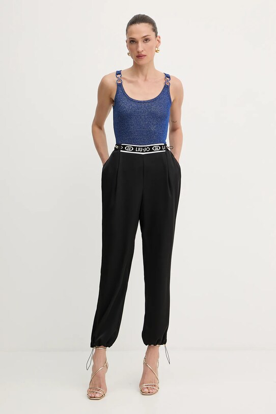 Morgan top DIDONI niebieski SS25