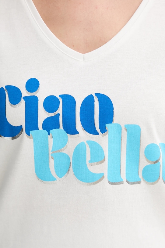 Morgan t-shirt DBELLO fehér