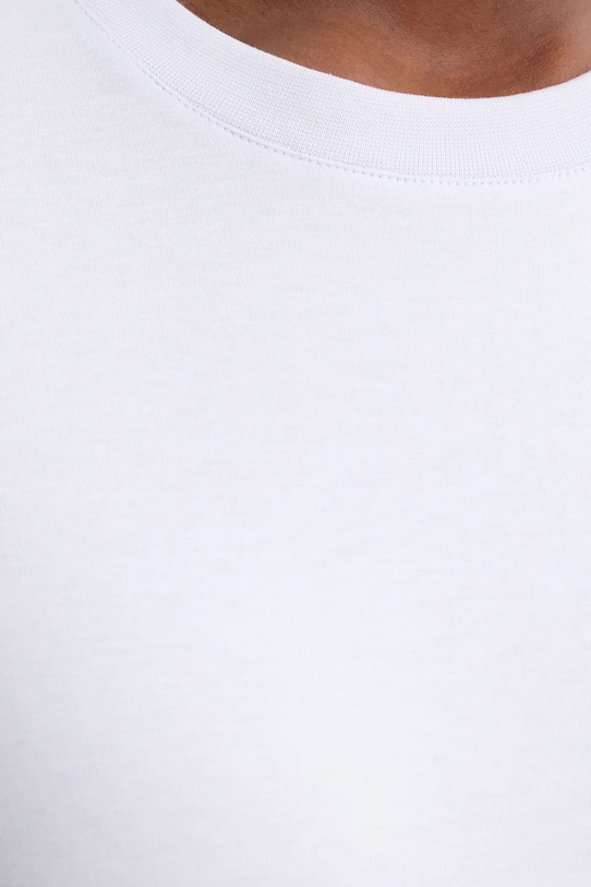Βαμβακερό μπλουζάκι Calvin Klein LV044C216G μωβ
