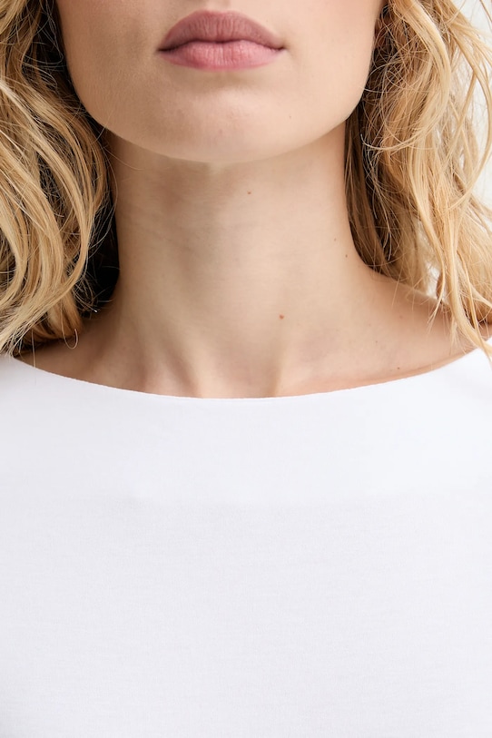 Хлопковая футболка Calvin Klein LV044C217G белый