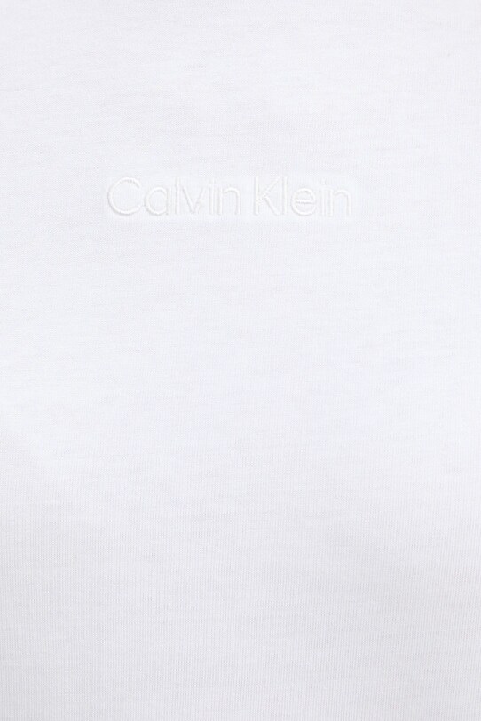 Pamučna majica Calvin Klein bijela LV044C905G