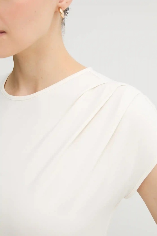 Calvin Klein t-shirt LV047B275G beżowy