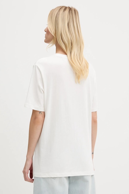 Oblečenie Bavlnené tričko Tommy Jeans DW0DW20894 biela