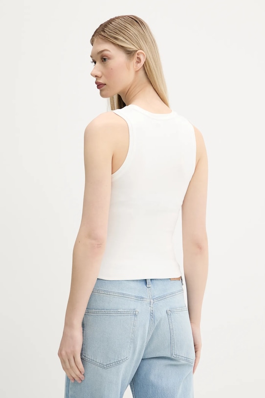 Odzież Tommy Jeans top DW0DW20896 biały