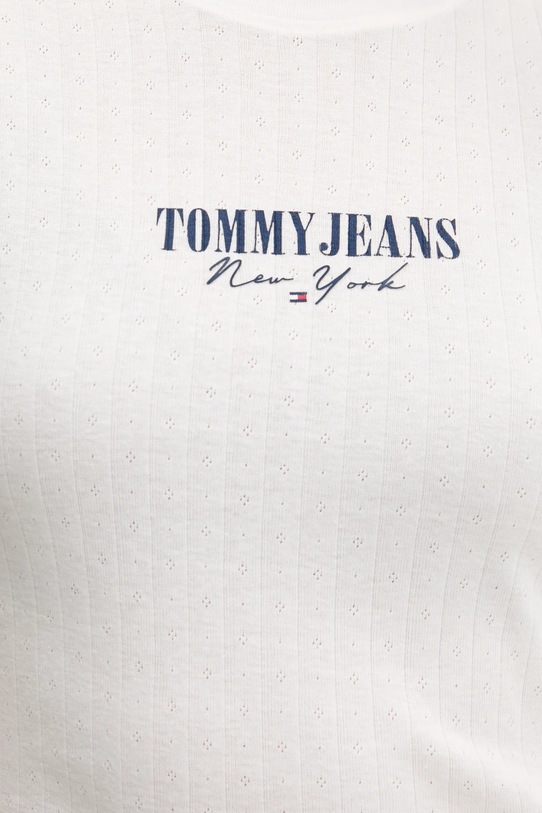 Μπλουζάκι Tommy Jeans DW0DW20899 λευκό