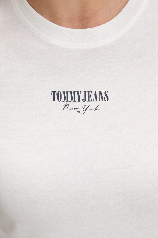 Tommy Jeans t-shirt fehér DW0DW20913