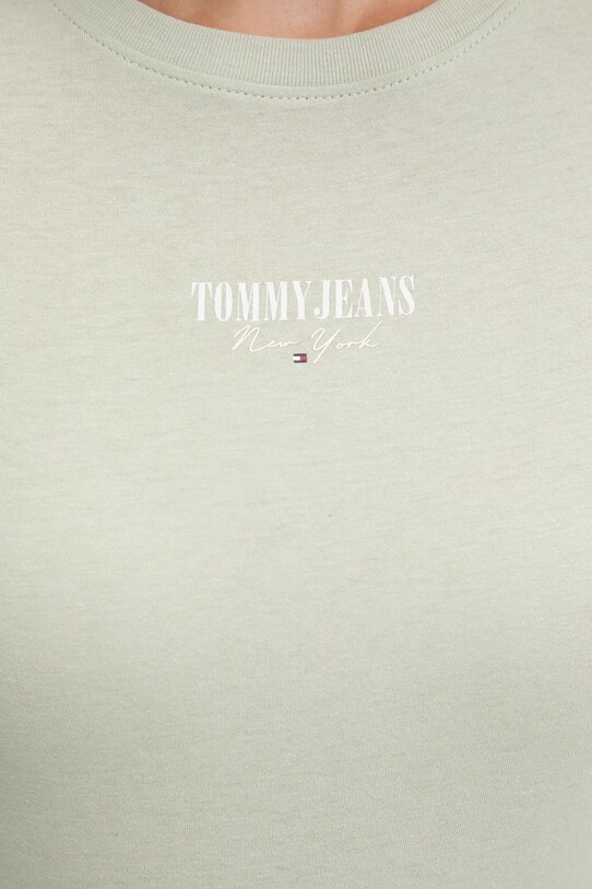 Tommy Jeans t-shirt zöld DW0DW20913