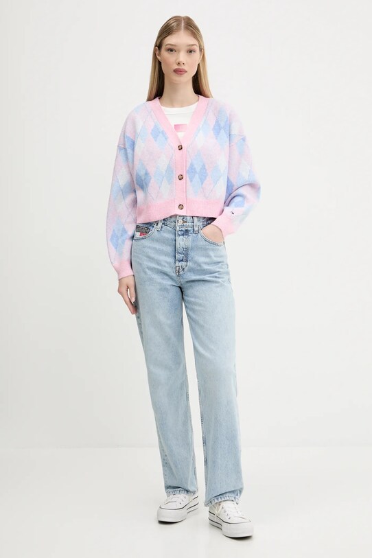 Tommy Jeans top DW0DW20920 biały AW25