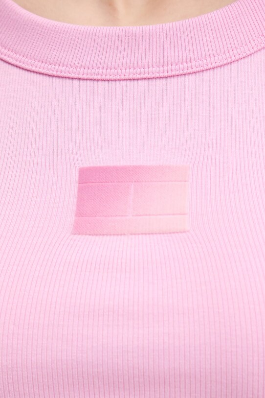 Топ Tommy Jeans DW0DW20920 рожевий