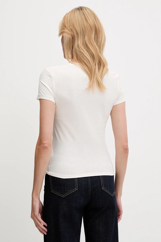 Tommy Jeans t-shirt bawełniany DW0DW21164 beżowy AW25