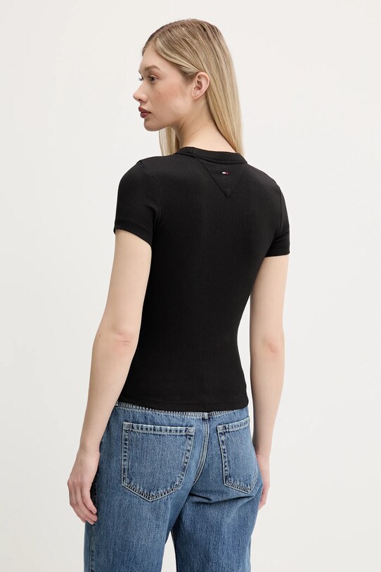 Îmbrăcăminte Tommy Jeans tricou DW0DW21402 negru