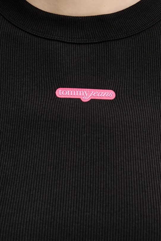 Tommy Jeans tricou negru DW0DW21402