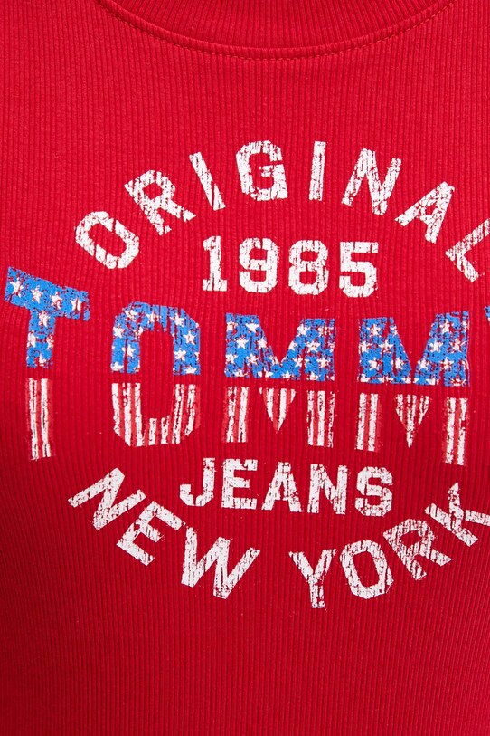 Tommy Jeans tricou DW0DW21421 rosu