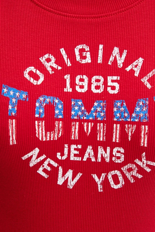 Tričko Tommy Jeans DW0DW21421 červená