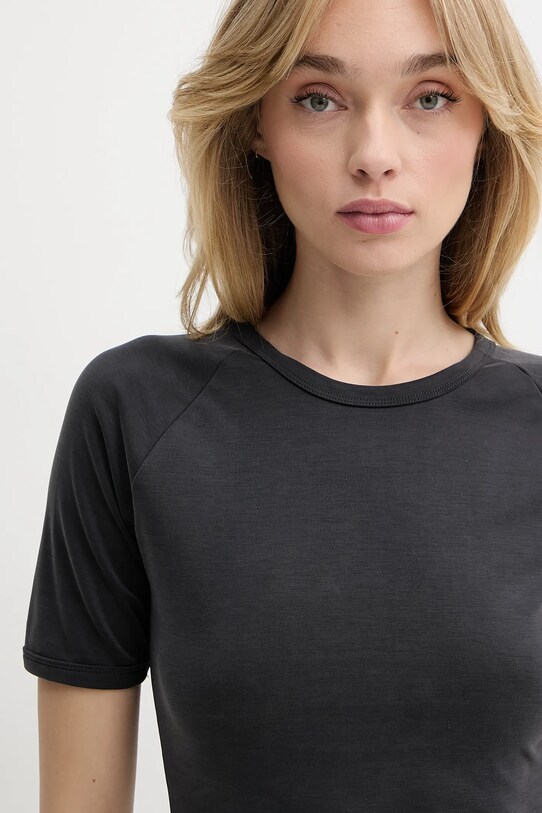 Samsoe Samsoe t-shirt SASUS szürke F25200040