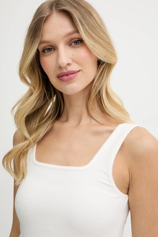 Tommy Hilfiger top beżowy WW0WW45444