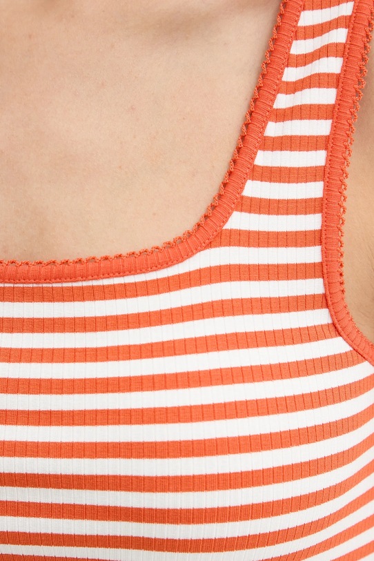 Tommy Hilfiger top WW0WW45444 pomarańczowy