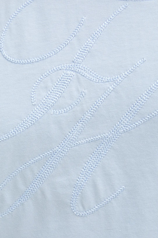 Βαμβακερό μπλουζάκι Tommy Hilfiger WW0WW47157 μπλε