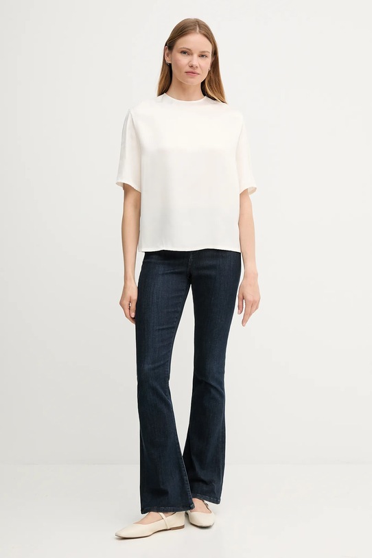 Μπλουζάκι Tommy Hilfiger WW0WW45900 μπεζ AW25