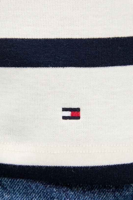 Bavlnené tričko Tommy Hilfiger WW0WW45628 biela