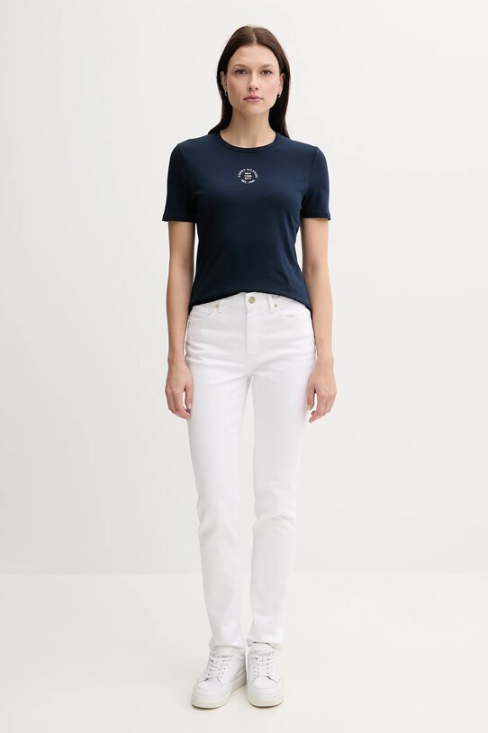 Tommy Hilfiger t-shirt WW0WW45809 sötétkék AW25