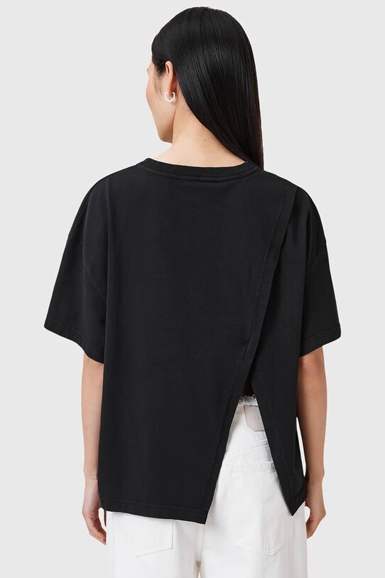 AllSaints t-shirt bawełniany AVRI czarny W095JC