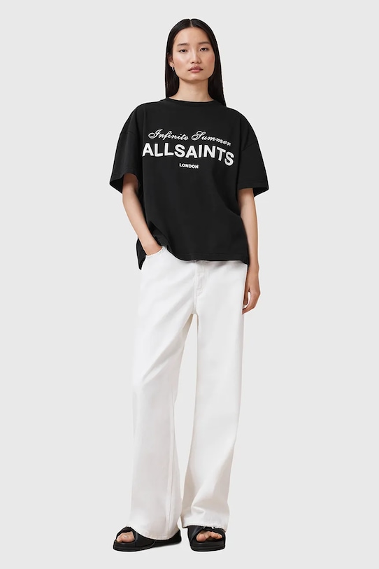 Bombažna kratka majica AllSaints AVRI W095JC