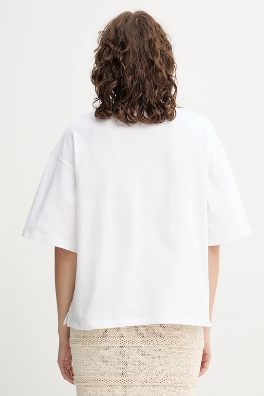 Odzież AllSaints t-shirt bawełniany AMELIE W123JC biały