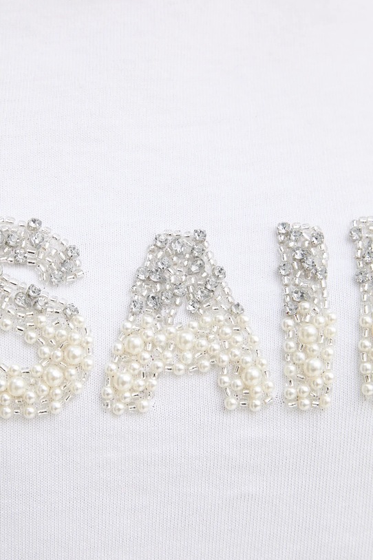 AllSaints t-shirt bawełniany AMELIE W123JC biały