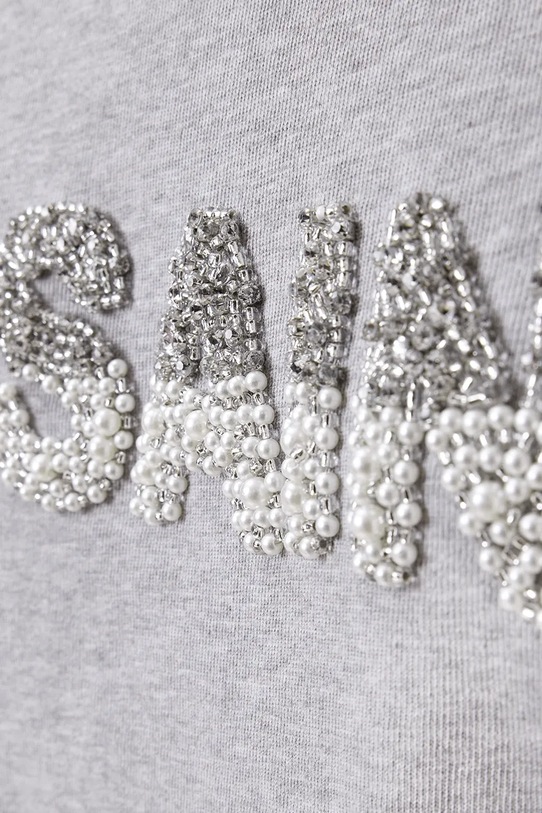 Odzież AllSaints t-shirt bawełniany AMELIE W123JC szary