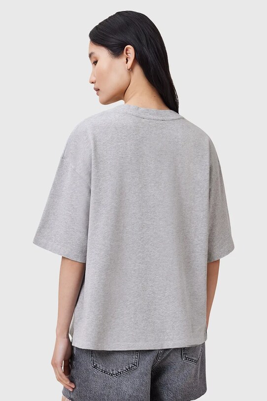 Памучна тениска AllSaints AMELIE сив W123JC