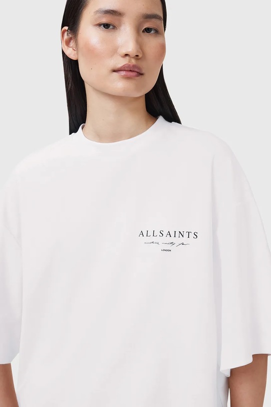 AllSaints t-shirt bawełniany AROMA biały W136JC
