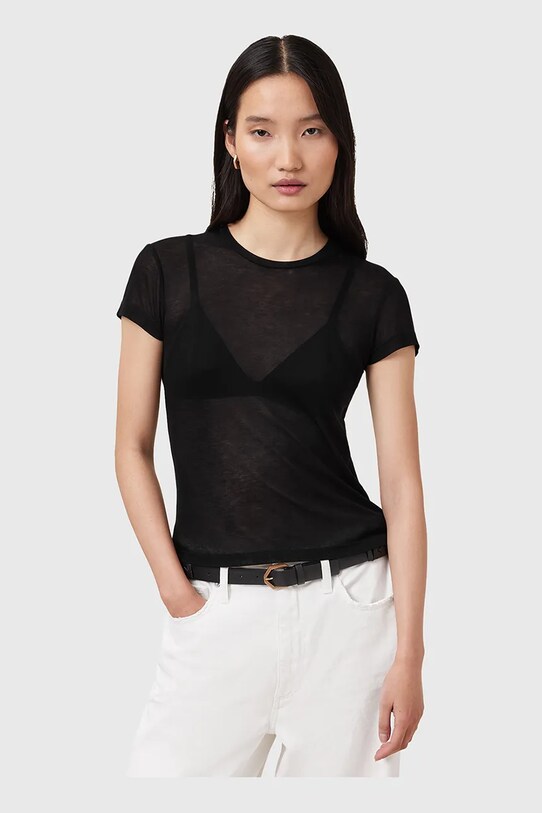 AllSaints t-shirt JUNE pozostałe czarny W182JC
