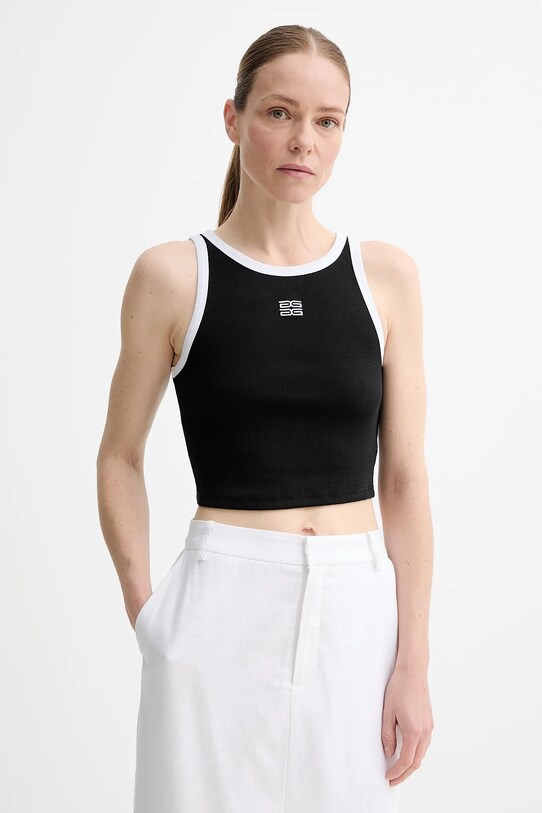 Gestuz top aplikacja czarny 10910274