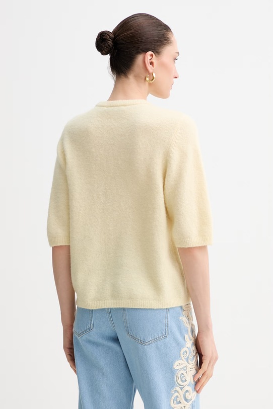 Odzież Gestuz sweter wełniany 10909996 żółty