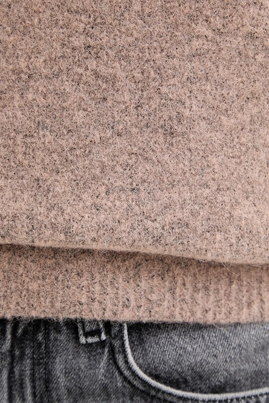 Gestuz sweter wełniany 10909996 pomarańczowy