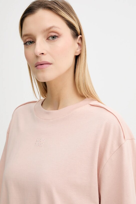 Gestuz t-shirt bawełniany pomarańczowy 10910395